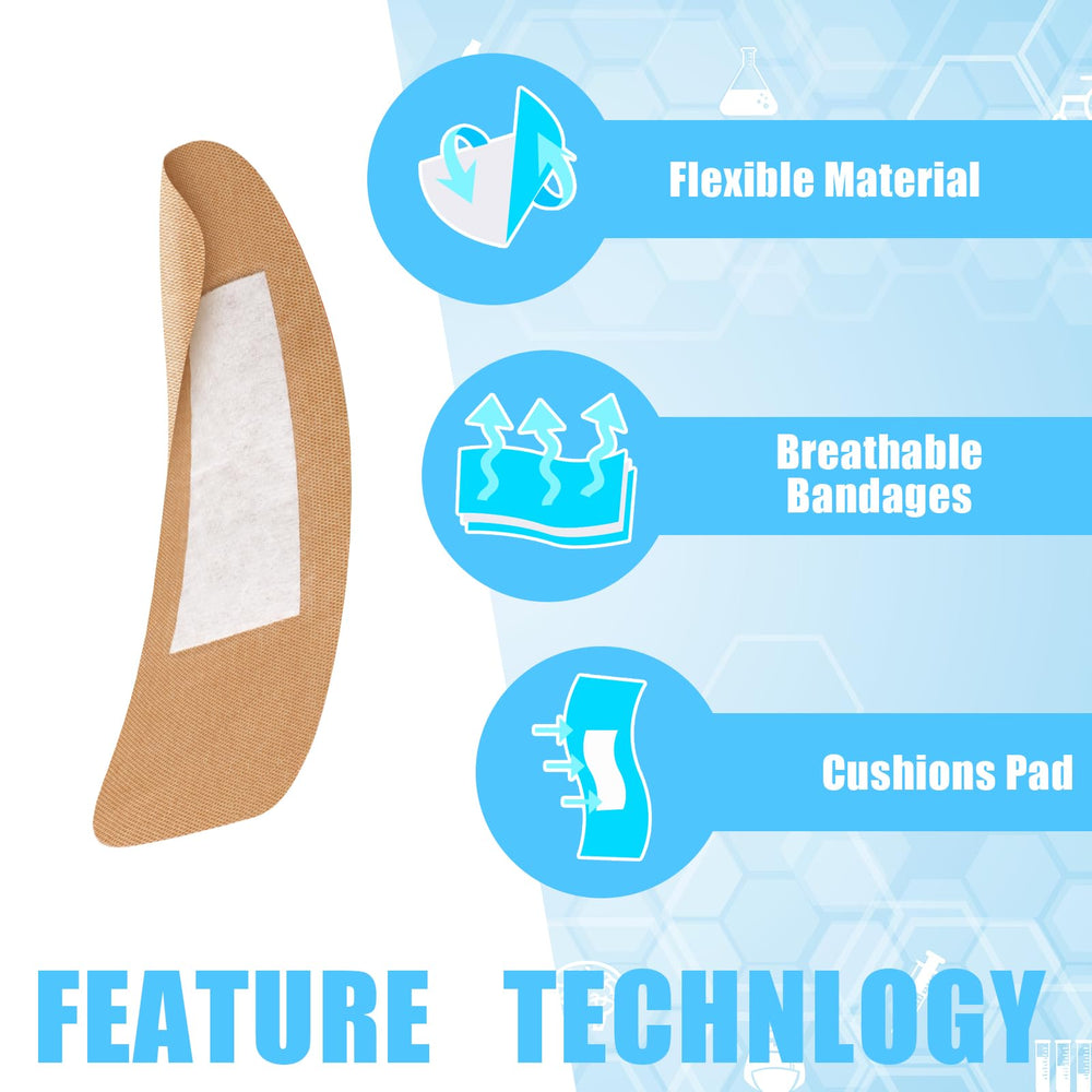 Sinmoe flexible bandages easy to apply and secure on cleaned wounds