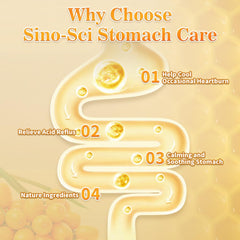 Sino-Sci Stomach Care packaging closeup showcasing brand trust