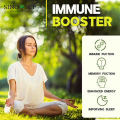 Easy daily use Sino-Sci Turkey Tail capsules ready to incorporate.