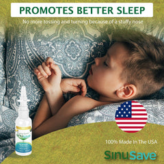 Sinusave Kids Strength top view showing compact design for travel.