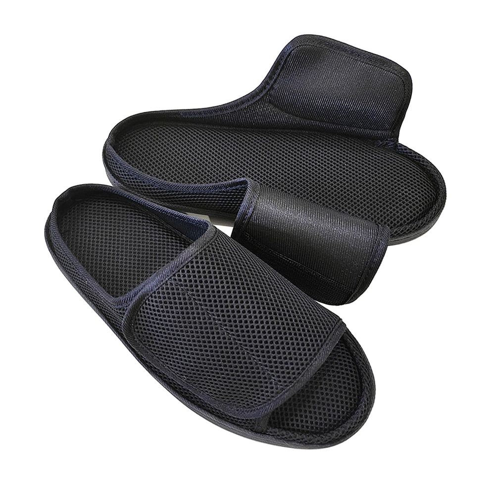 Siomlana diabetic open-toe sandal with breathable mesh for wide feet and comfort