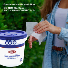 SIPA hand sanitizing wipes refills for continuous on-site sanitizing