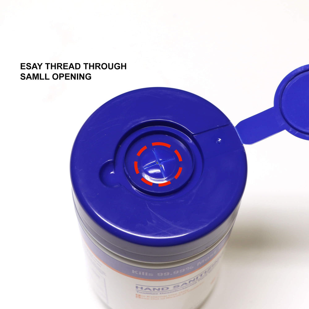SIPA wipe removing grease with a fresh scent in action.