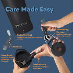 SIPLUSH Paradise bottle ergonomic loop handle for comfortable carry