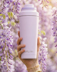 SIPLUSH Paradise bottle twist-off chug cap seals securely for leak-free workouts.