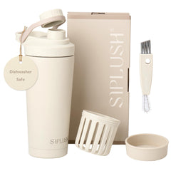 SIPLUSH Paradise Shaker Bottle front view in dusk finish for on-the-go hydration