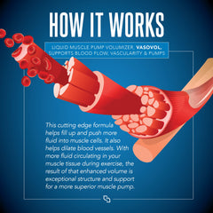 SIRENLABS Vaso-Vol packaging box communicates premium quality for workouts.