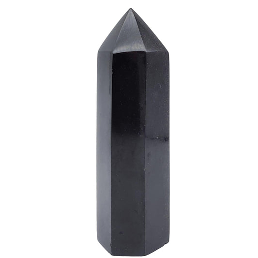 SISAMN black tourmaline column front view promotes energy protection