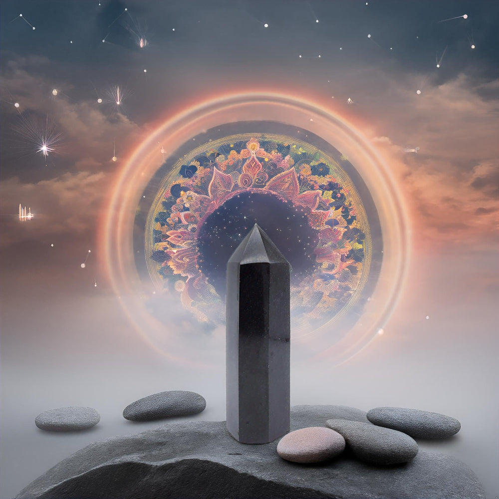 SISAMN black tourmaline column gift-ready packaging for gifting