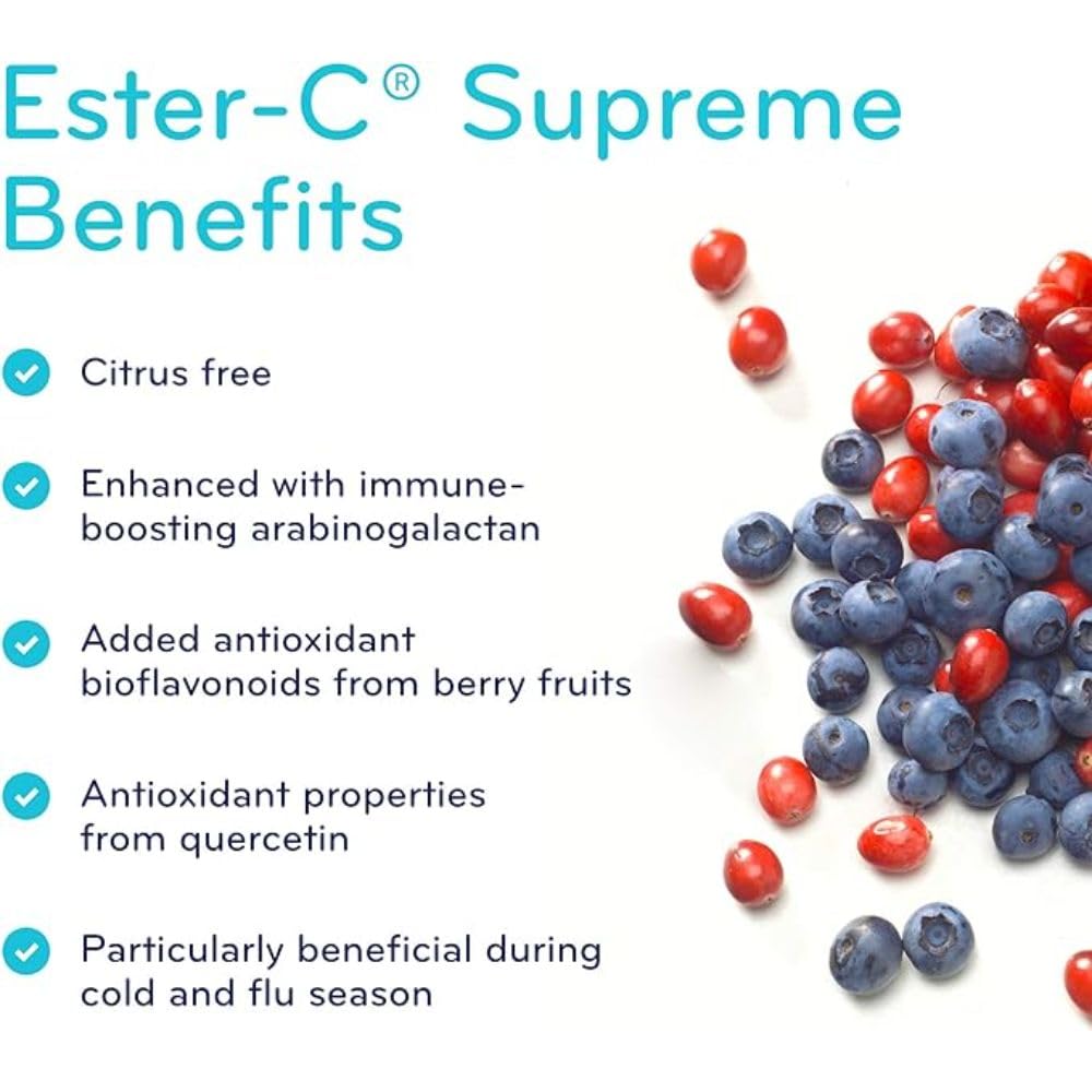 SISU Ester-C Supreme Cp packaging box, citrus-free vitamin C option