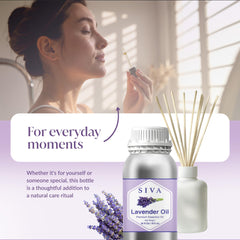 SIVA Lavender essential oil blends with other oils for customizable aromatics.