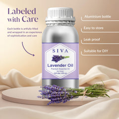 SIVA Lavender essential oil for hair care and scalp massage.