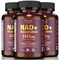 Sizyok NAD+ liposomal bottle enhances absorption and daily vitality.