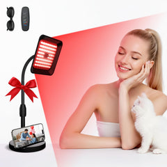 Sjzxuv red light therapy on the face using 660nm for radiant glow