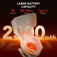 NTC sensor on SKG WS500 ensures safe temperature during sessions