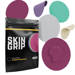 Skin Grip patch close-up showing strong, reliable adhesion for Medtronic Guardian