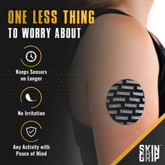 Skin Grip hypoallergenic adhesive patch with breathable materials for sensitive skin