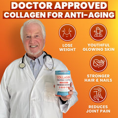 Skinny Coffee SuperBoost scoop pouring powder into a mug for energy.