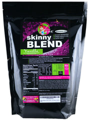 Skinny Jane Skinny Blend vanilla tub shown as creamy protein source for daily shakes
