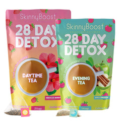 SkinnyBoost Daytime Hibiscus Tea bags for daytime energy.