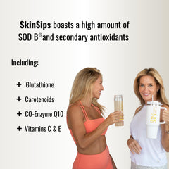 SkinSips 100% bioactive absorption emphasis in clear packaging
