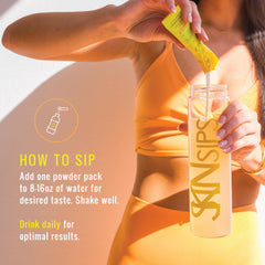 SkinSips on-the-go stick packs for effortless daily use