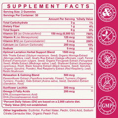 Close-up of SKLIA gummies with peach flavor