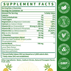 SKLIA gummies being poured from bottle showing easy chew.