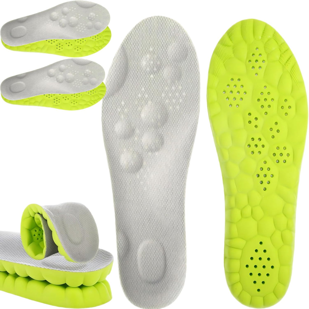 Sckoemo 4D Cloud insoles provide breathable comfort for long workdays.