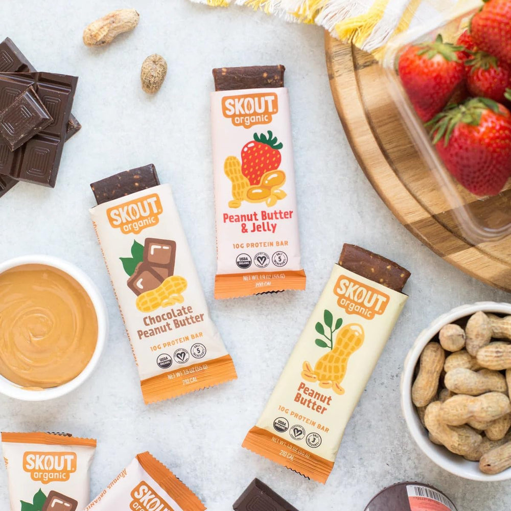 Skout gluten-free dairy-free soy-free claim supports allergen-friendly snacking