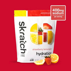 Skratch Labs Hydration scoop ready for precise electrolyte replacement during workouts.