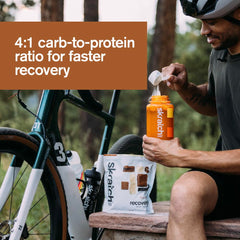 Skratch Labs nutrition panel highlights 4:1 carb-to-protein ratio