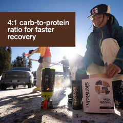 Skratch Labs Recovery Oat Milk Latte electrolytes aid hydration