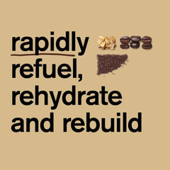 Skratch Labs Recovery Oat Milk Latte ingredients highlighting plant-based protein and probiotics