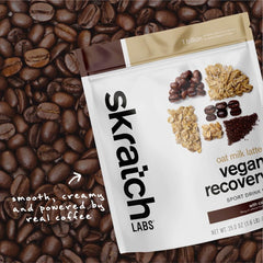 Skratch Labs Recovery Oat Milk Latte on-the-go bottle