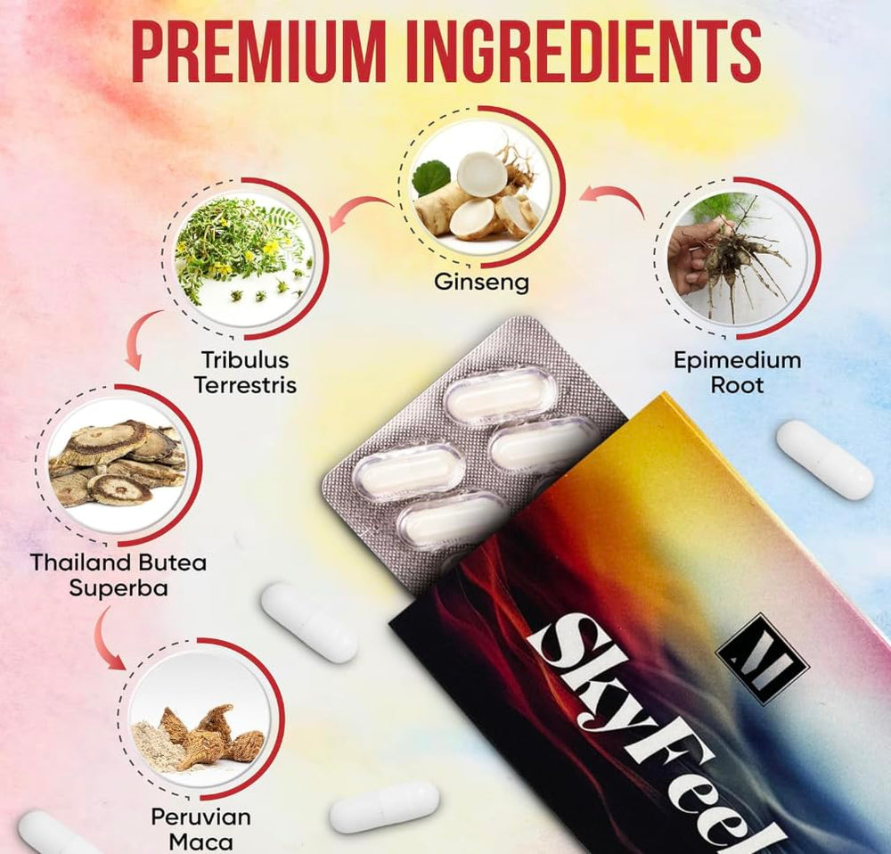 SkyFeel front-label view on the bottle highlighting compact design