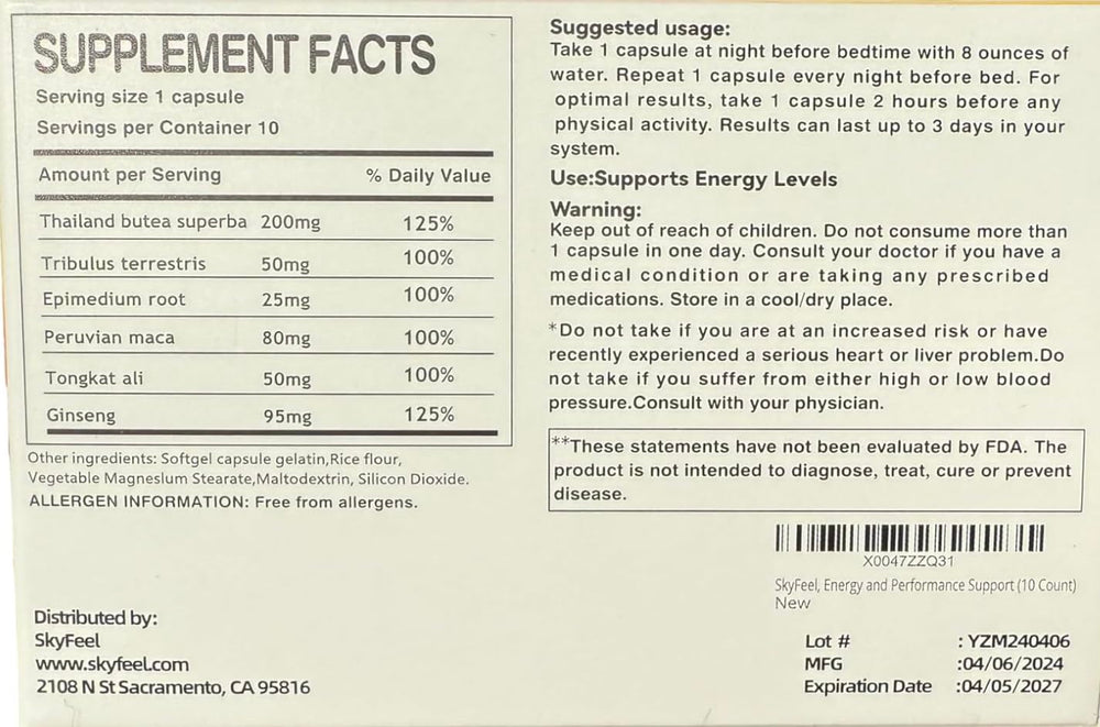 SkyFeel travel-friendly 10-pack shown for on-the-go nutrition