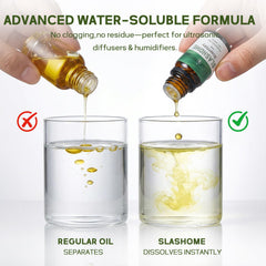Slashome tea tree diffuser oil bottle promotes fresh, clean air in rooms.