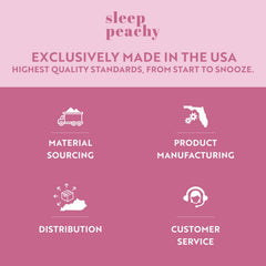 Sleep Peachy US-made night guard with water-repellent surface for easy cleaning.