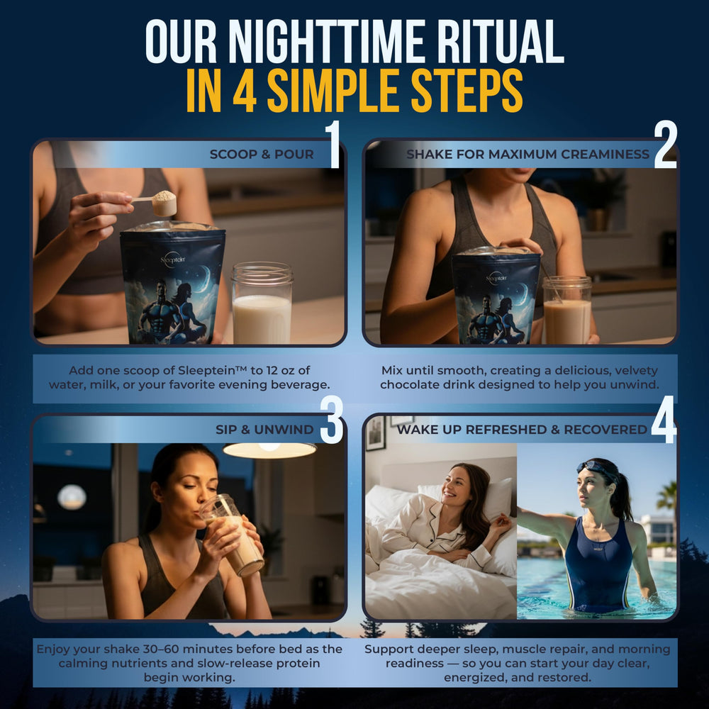 Sleeptein melatonin and L-Theanine balance for calmer nights