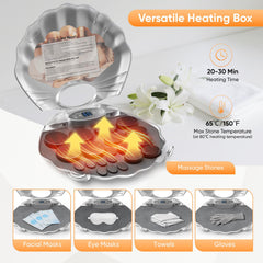 Exclusive ozone cleaning function sanitizes stones quickly after use.