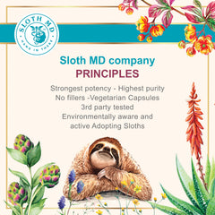SLOTH MD African Aloe Ferox packaging eco-friendly box highlighting sustainable packaging.