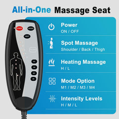 SLOTHMORE power adapter included for uninterrupted massage sessions.