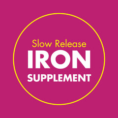 Slow Fe 30-count pack presentation for convenient ongoing supply.