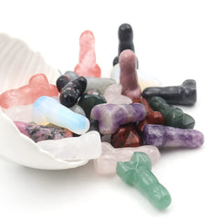 SLWIOYO protein penis-shape crystal decor adds quirky charm for mindful moments.