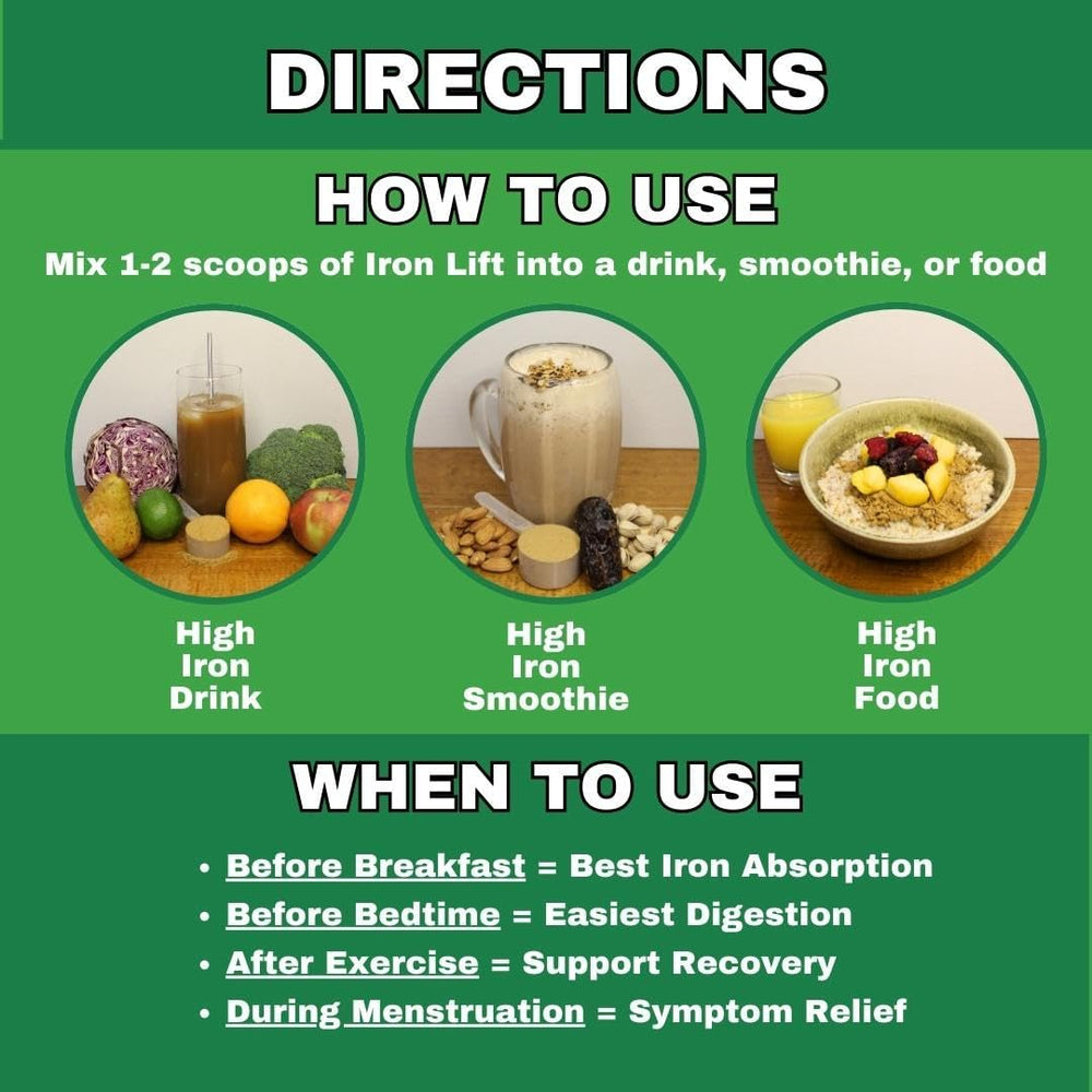 Smart Eats Iron Powder offers a vegan iron option for busy days