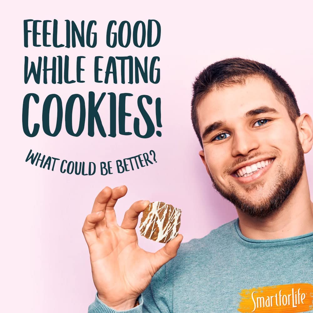 Smart for Life blueberry high-fiber cookie ingredient image emphasizing fiber content.