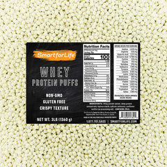 Smart for Life Whey Protein Puffs crunch to boost protein during snacks.