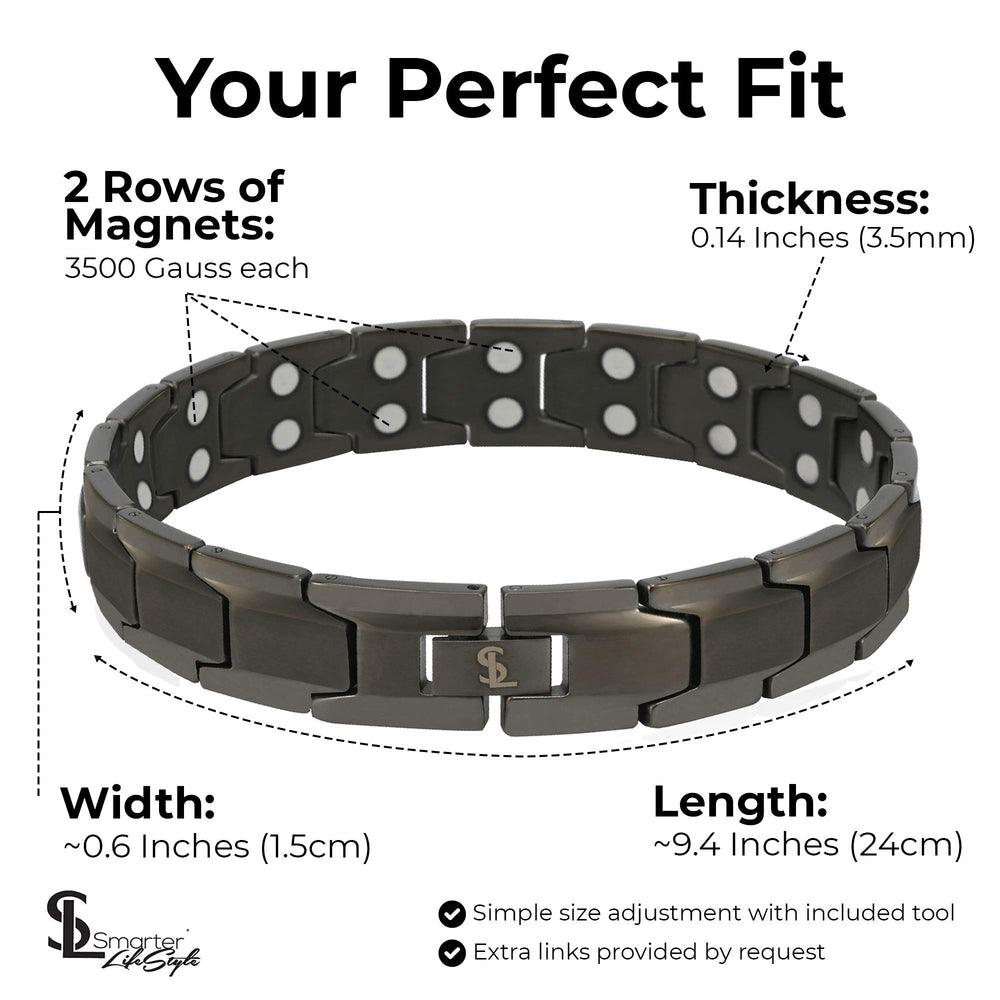 Gift-ready Smarter LifeStyle bracelet packaging in an elegant box.