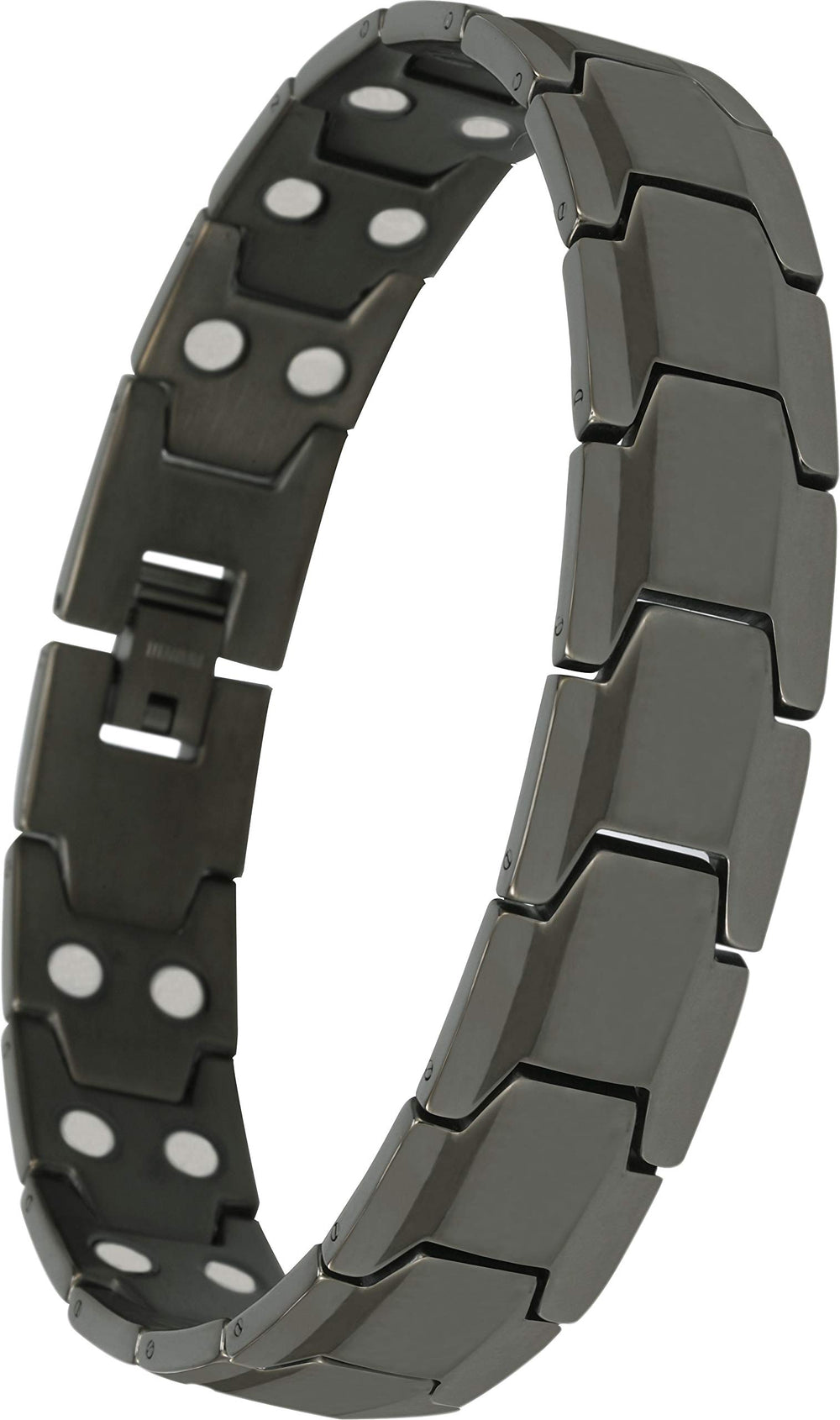 Secure clasp on Smarter LifeStyle bracelet keeps it in place all day.
